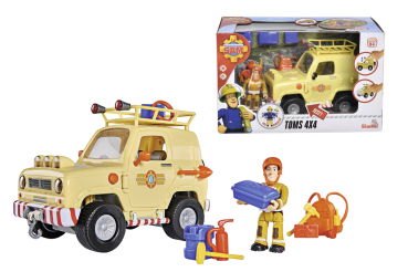 Simba 109251001 - Feuerwehrmann Sam, Toms 4x4 Geländewagen